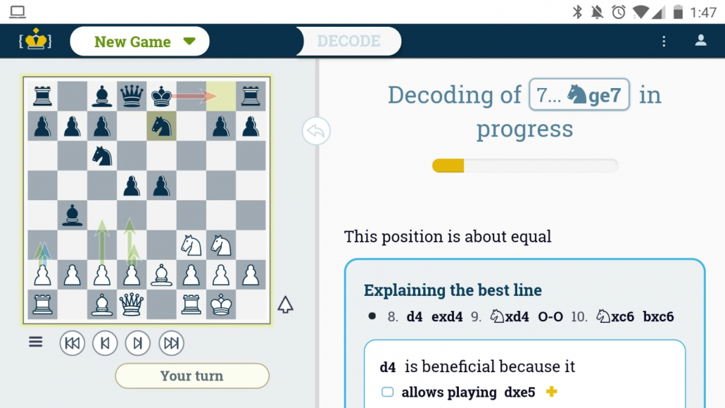 Post-game Stockfish Analysis • page 1/1 • Game analysis •